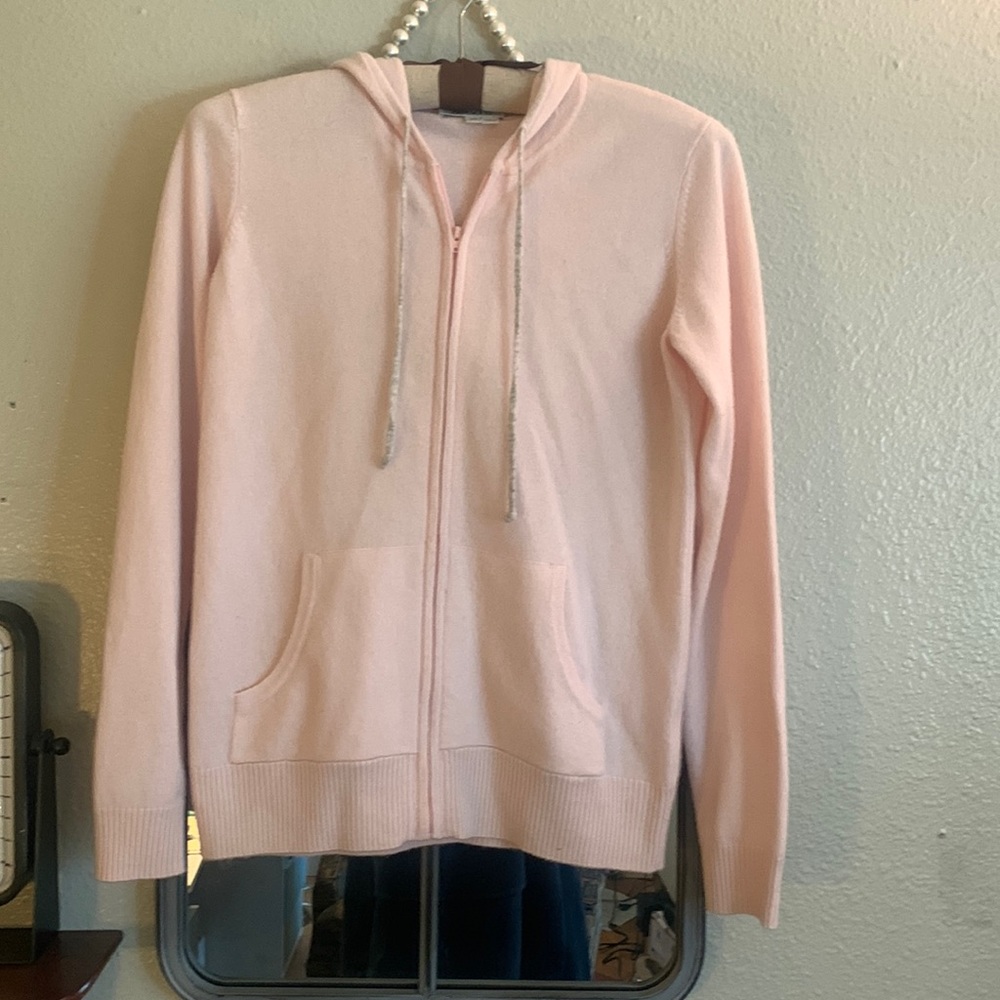 Pink cashmere hoodie Orvis